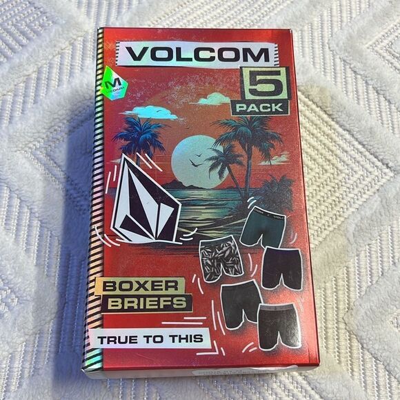 Volcom - Boxer Briefs 5 Pack Poly Spandex Performance Boxer Briefs Underwear - Picture 4 of 6
